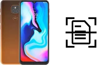 Dokument auf einem Motorola Moto E7 Plus scannen