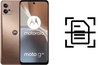 Dokument auf einem Motorola Moto G32 scannen