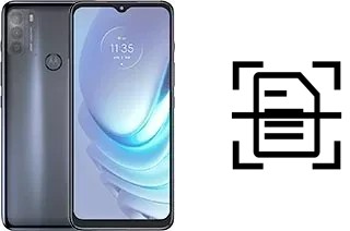 Dokument auf einem Motorola Moto G50 scannen