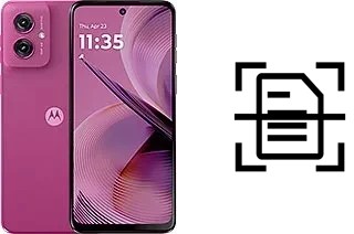 Dokument auf einem Motorola Moto G55 scannen
