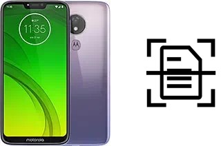 Dokument auf einem Motorola Moto G7 Power scannen