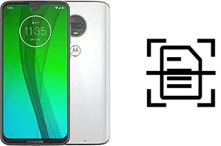 Dokument auf einem Motorola Moto G7 scannen