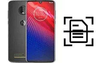 Dokument auf einem Motorola Moto Z4 Force scannen