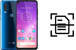 Dokument auf einem Motorola One Vision scannen