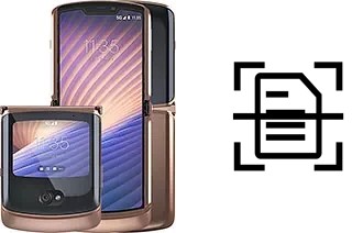 Dokument auf einem Motorola Razr 5G scannen