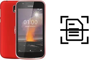 Dokument auf einem Nokia 1 scannen