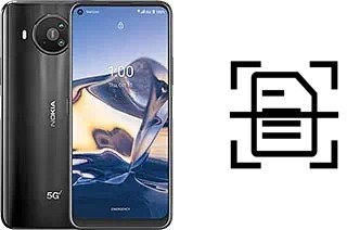 Dokument auf einem Nokia 8 V 5G UW scannen