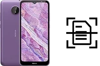 Dokument auf einem Nokia C10 scannen