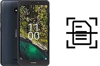 Dokument auf einem Nokia C100 scannen