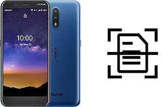 Dokument auf einem Nokia C2 Tava scannen