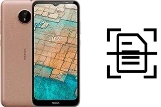 Dokument auf einem Nokia C20 scannen