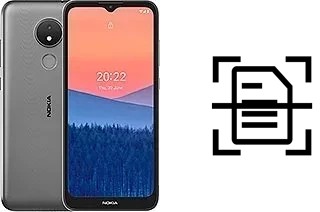 Dokument auf einem Nokia C21 scannen