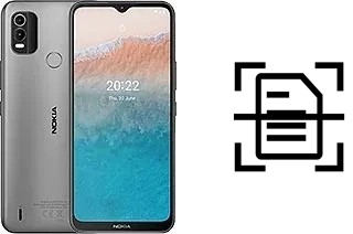 Dokument auf einem Nokia C21 Plus scannen