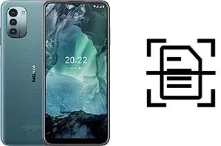 Dokument auf einem Nokia G11 scannen