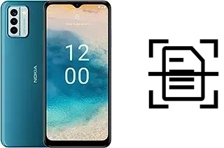 Dokument auf einem Nokia G22 scannen