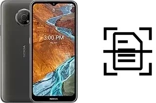 Dokument auf einem Nokia G300 scannen