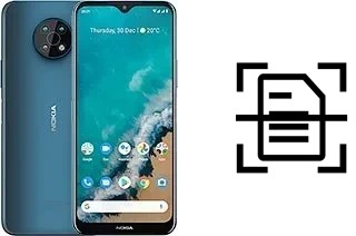 Dokument auf einem Nokia G50 scannen