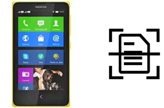 Dokument auf einem Nokia X scannen