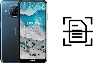 Dokument auf einem Nokia X100 scannen