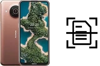Dokument auf einem Nokia X20 scannen