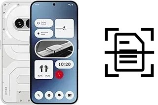 Dokument auf einem Nothing Phone (2a) scannen
