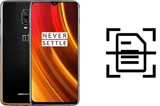 Dokument auf einem OnePlus 6T McLaren scannen