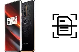 Dokument auf einem OnePlus 7T Pro 5G McLaren scannen