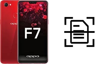 Dokument auf einem Oppo F7 scannen