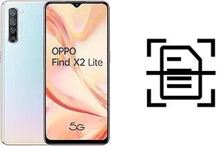 Dokument auf einem Oppo Find X2 Lite scannen