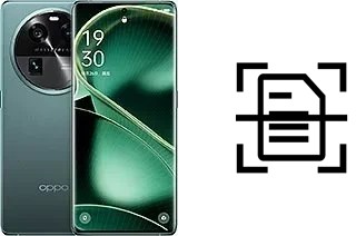 Dokument auf einem Oppo Find X6 scannen