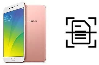 Dokument auf einem Oppo R9s scannen