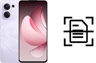 Dokument auf einem Oppo Reno13 F 4G scannen