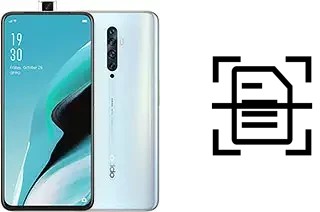 Dokument auf einem Oppo Reno2 F scannen