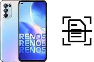 Dokument auf einem Oppo Reno5 4G scannen