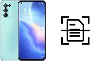 Dokument auf einem Oppo Reno5 K scannen