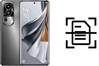 Dokument auf einem Oppo Reno10 scannen