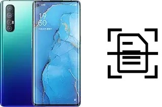 Dokument auf einem Oppo Reno3 Pro scannen