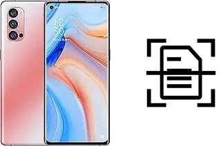 Dokument auf einem Oppo Reno4 Pro 5G scannen