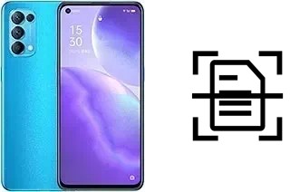 Dokument auf einem Oppo Find X3 Lite scannen