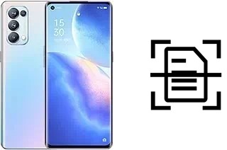 Dokument auf einem Oppo Reno5 Pro 5G scannen