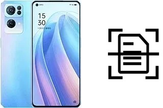 Dokument auf einem Oppo Reno7 Pro 5G scannen