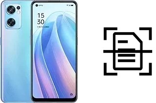 Dokument auf einem Oppo Reno7 SE 5G scannen