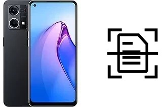 Dokument auf einem Oppo Reno8 4G scannen