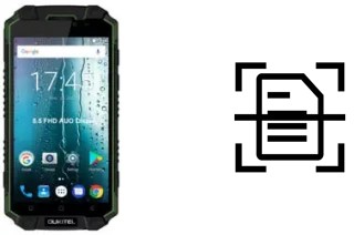 Dokument auf einem Oukitel K10000 Max scannen