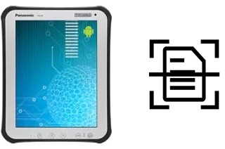 Dokument auf einem Panasonic Toughpad FZ-A1 scannen