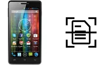 Dokument auf einem Prestigio MultiPhone 5500 Duo scannen