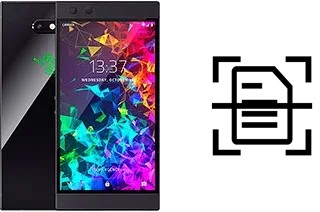 Dokument auf einem Razer Phone 2 scannen