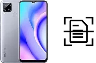 Dokument auf einem Realme C15 Qualcomm Edition scannen