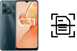 Dokument auf einem Realme C31 scannen