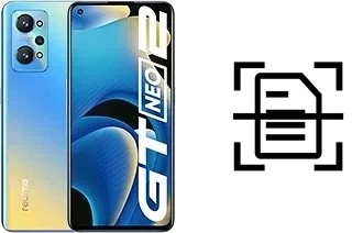 Dokument auf einem Realme GT Neo2 scannen